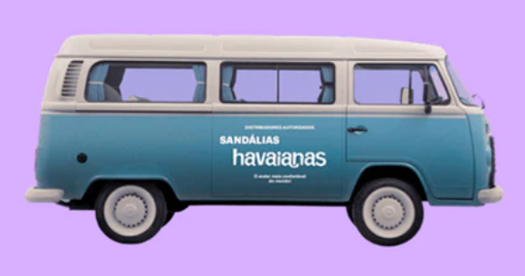 VW Kombi Havaianas van